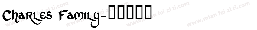 Charles Family字体转换